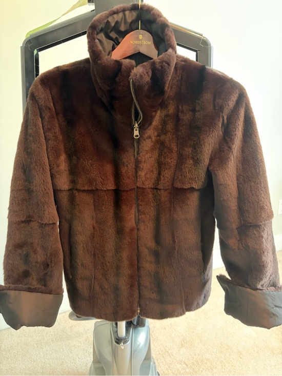 Saks Fifth Avenue Jackets & Blazers - Saks Fifth Avenue Brown mink  Jacket